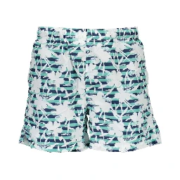 Verde Polyester Men's Swim Trunk