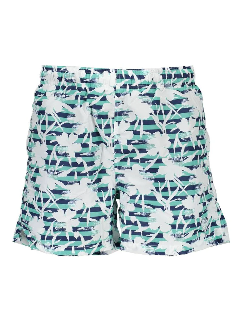 Verde Polyester Men's Swim Trunk