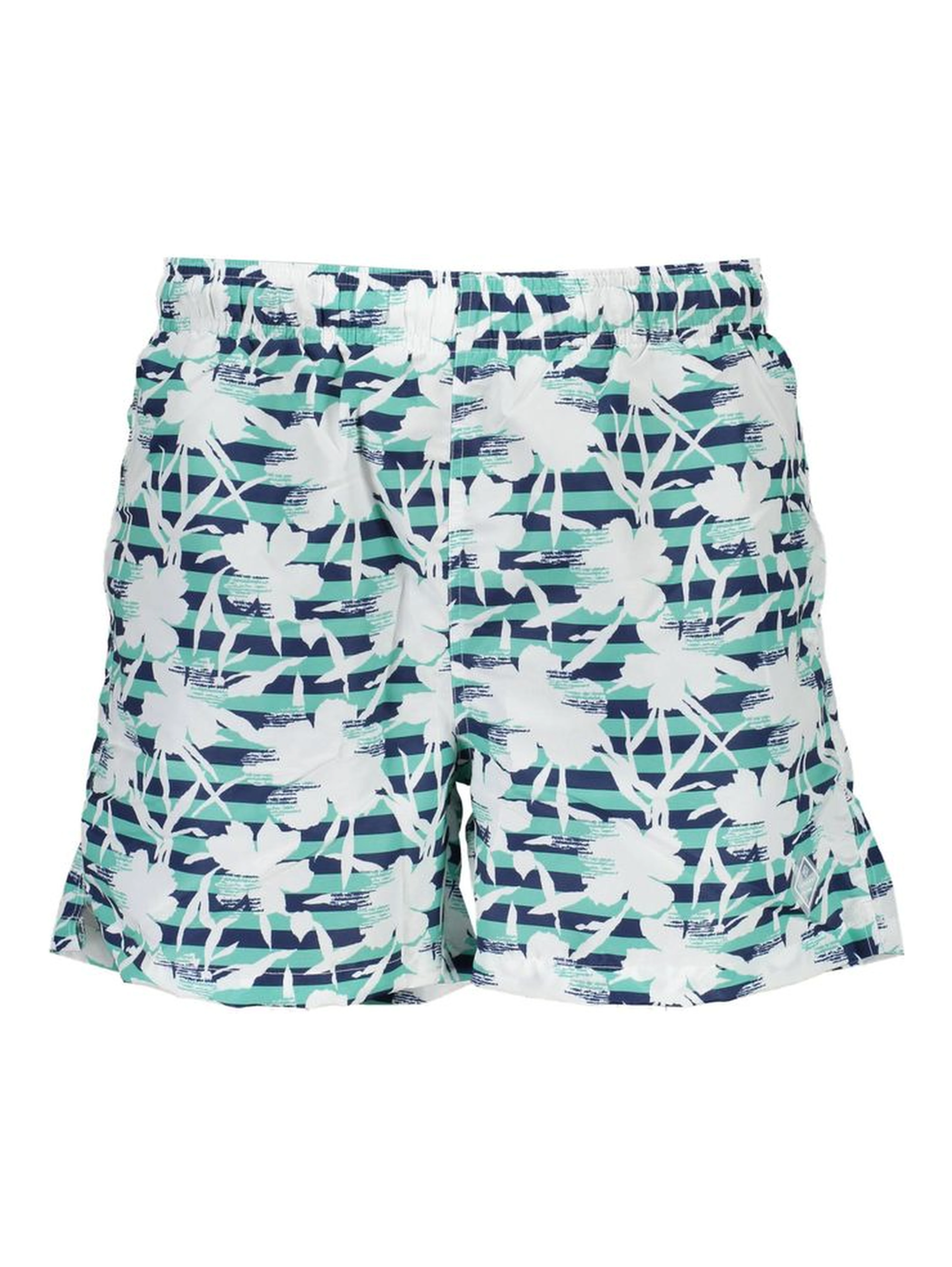 Verde Polyester Men's Swim Trunk