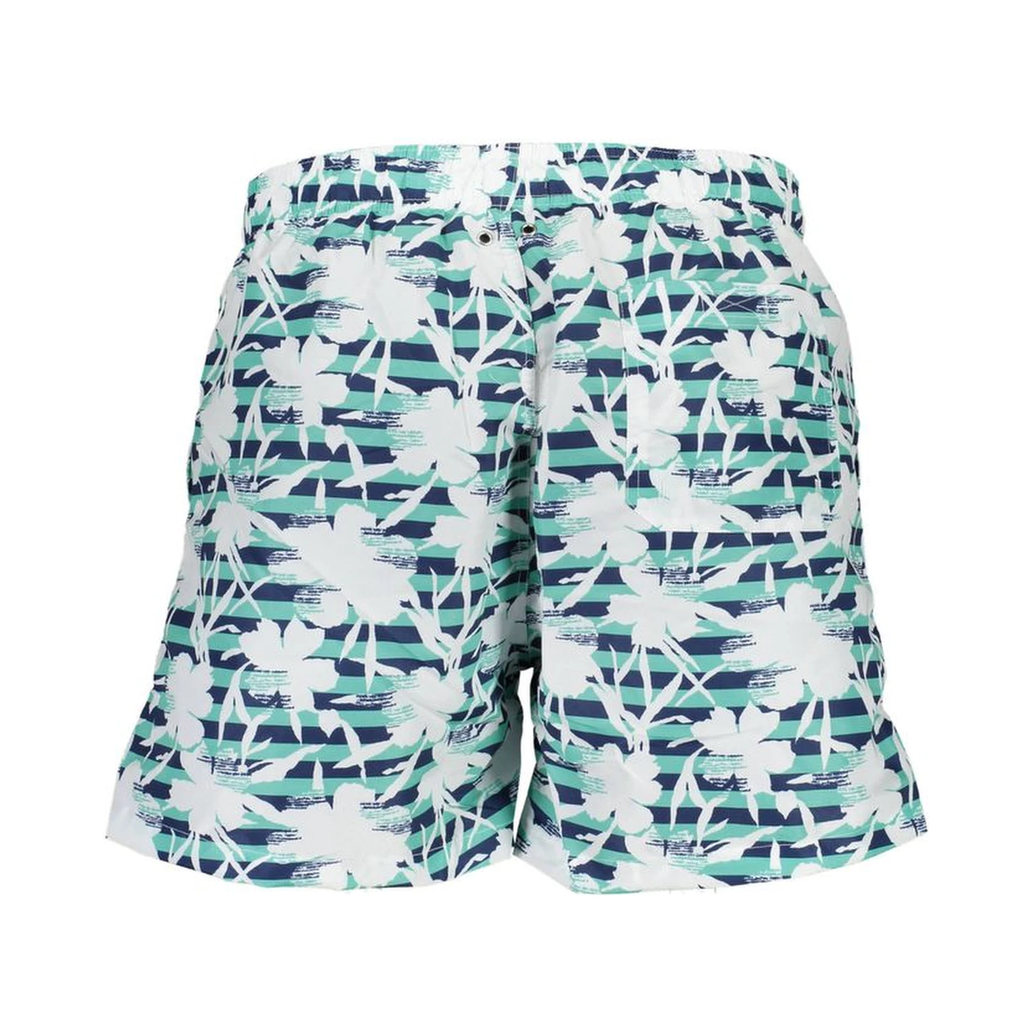 Verde Polyester Men's Swim Trunk