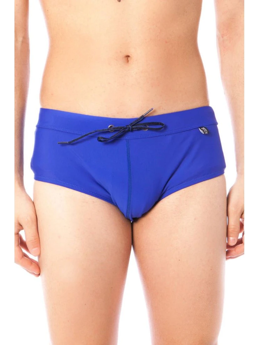 Blu Poliammide Men Swim Brief