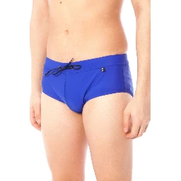 Blu Poliammide Men Swim Brief