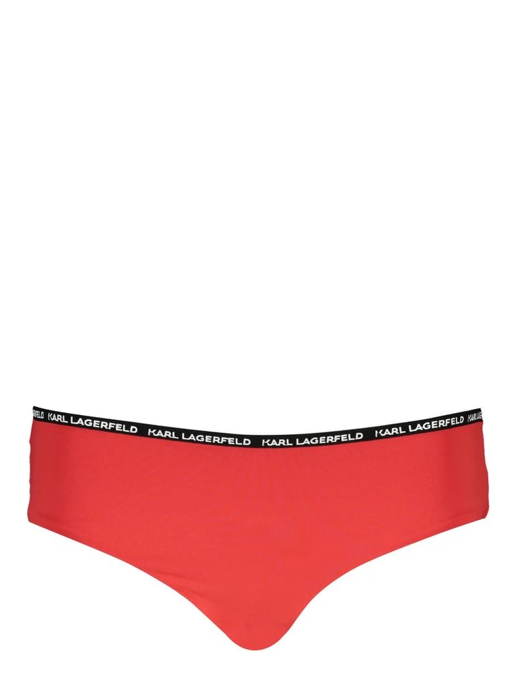 Rosso Poliammide Women Swim Brief