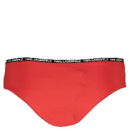 Rosso Poliammide Women Swim Brief