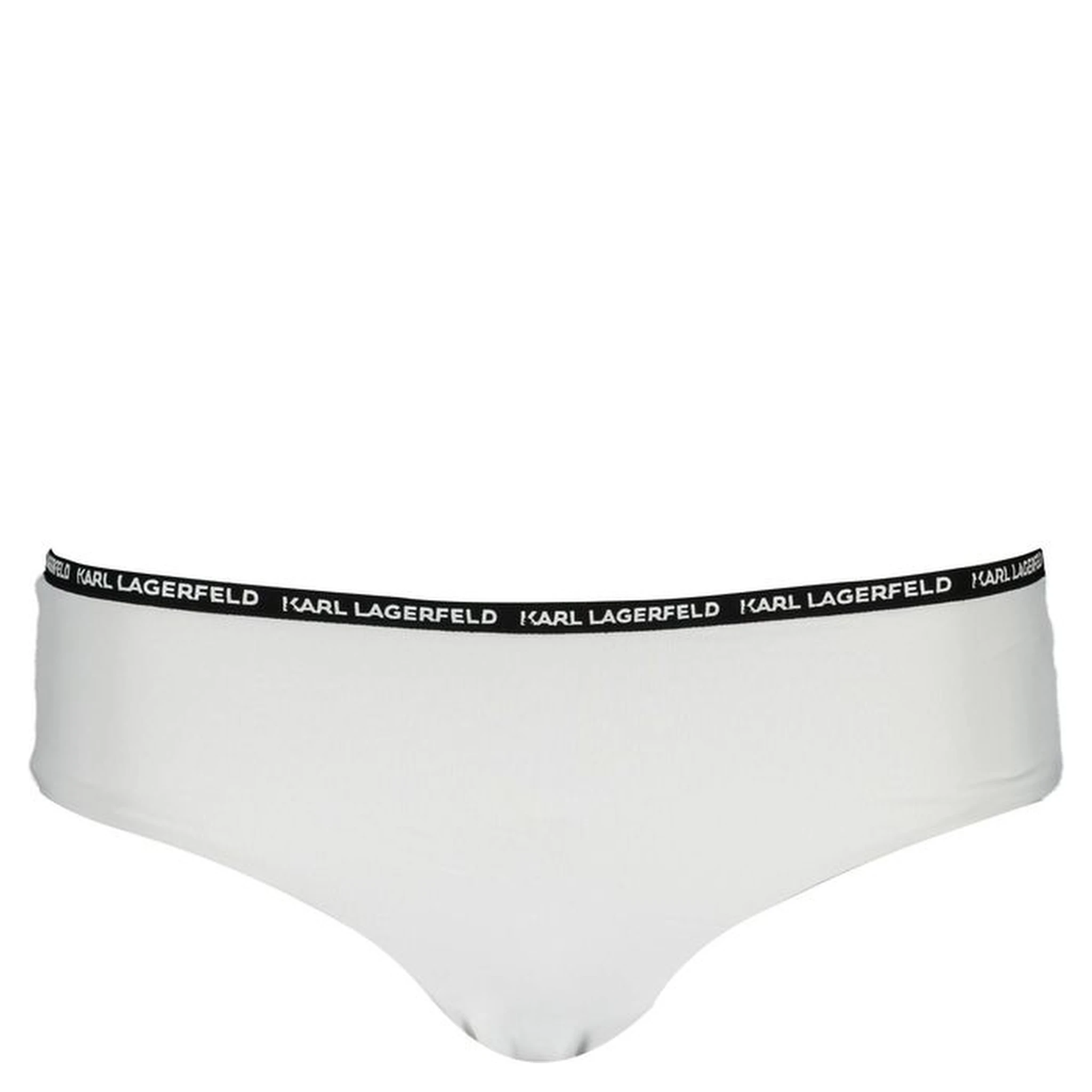 White Polyamide Women's Swim Brief