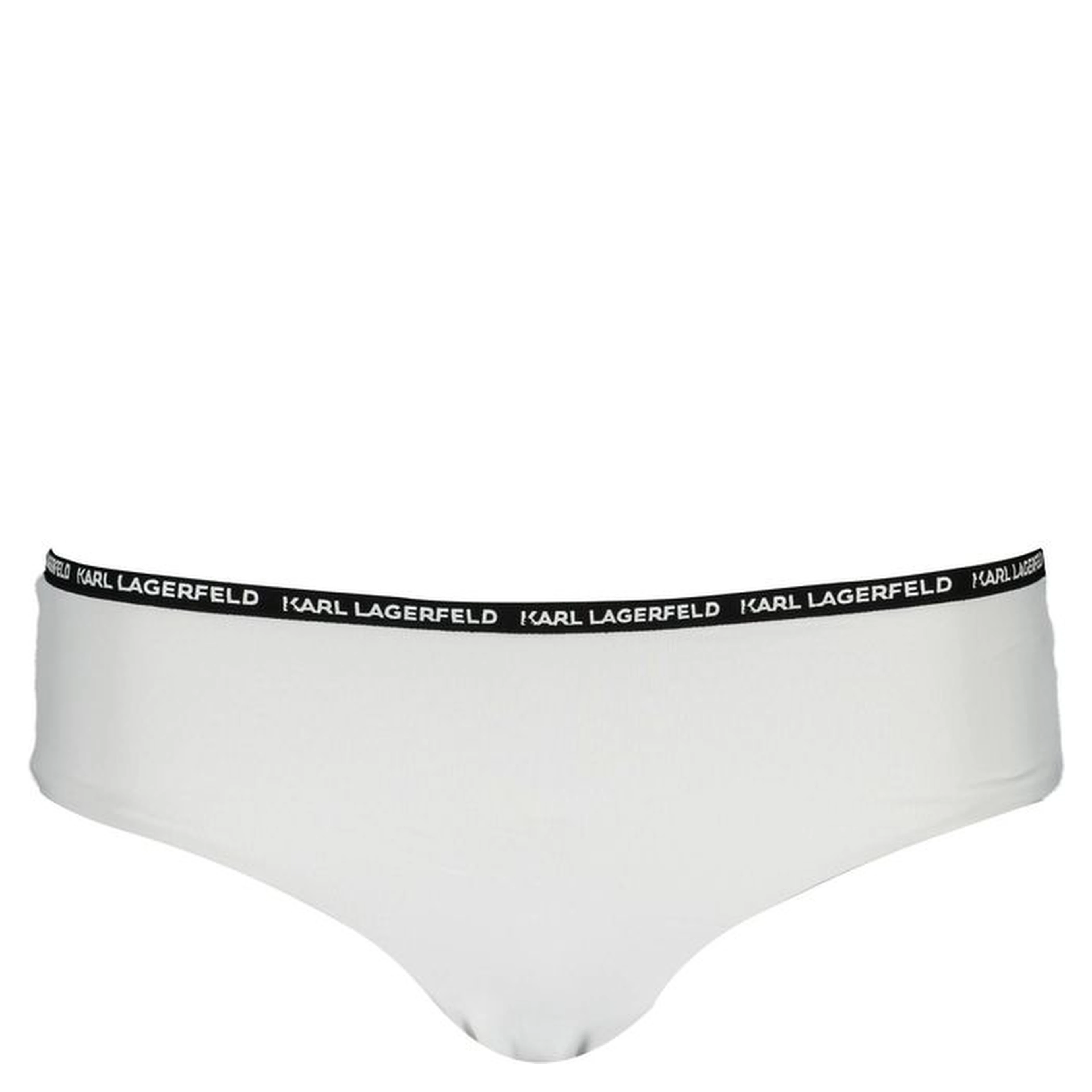 White Polyamide Women's Swim Brief