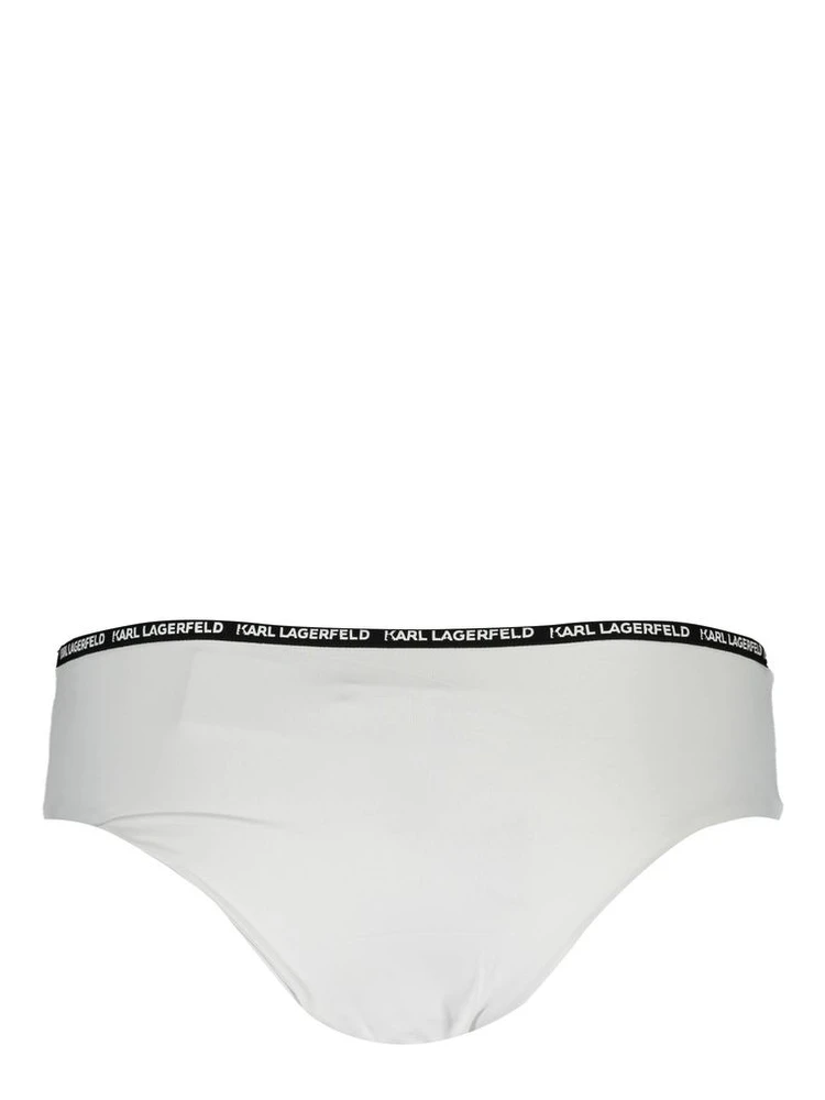 White Polyamide Women's Swim Brief alternative