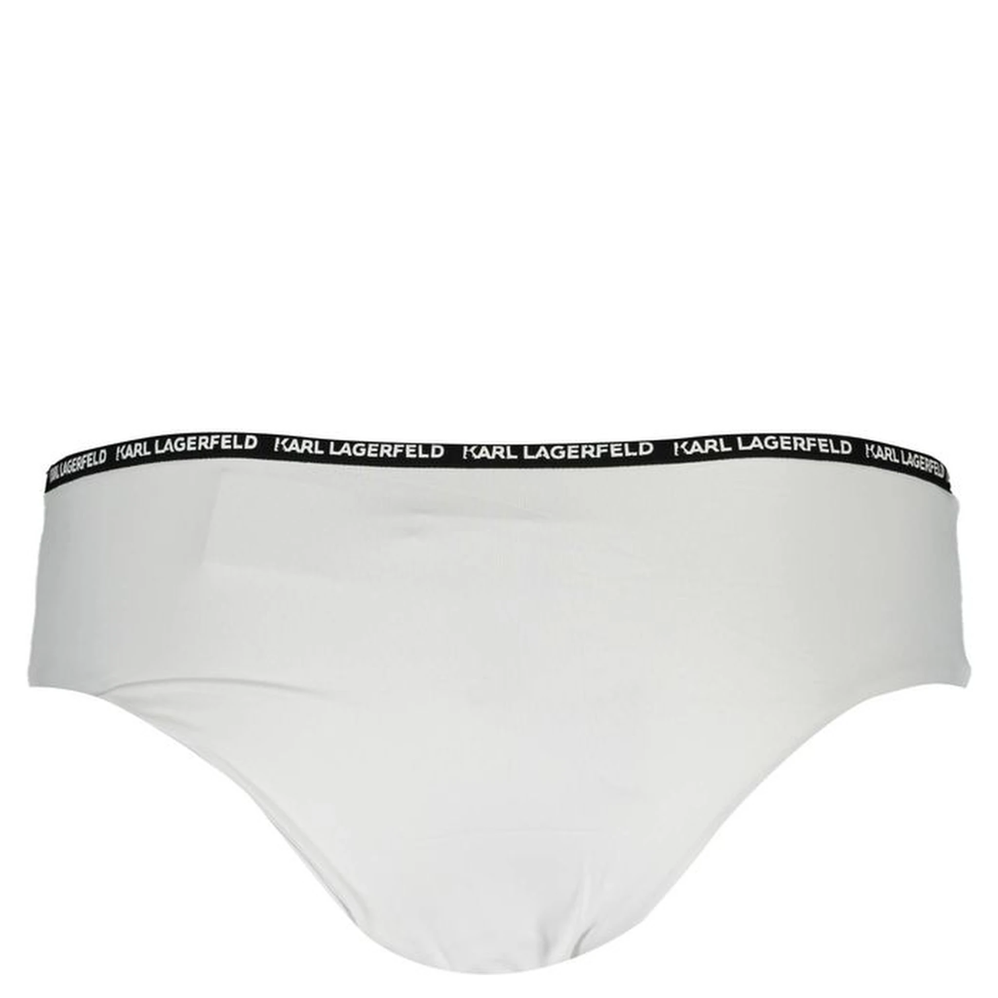 White Polyamide Women's Swim Brief