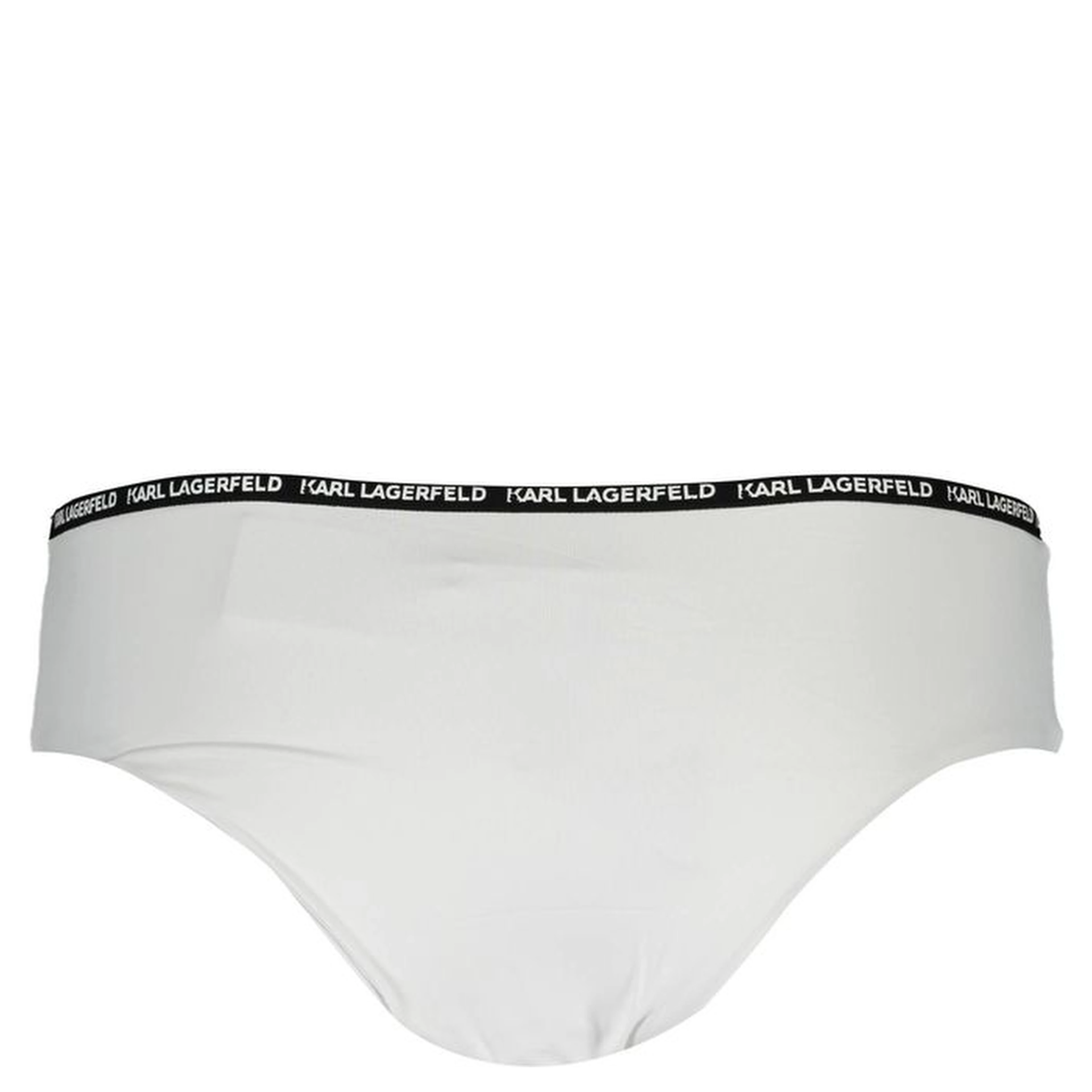 White Polyamide Women's Swim Brief