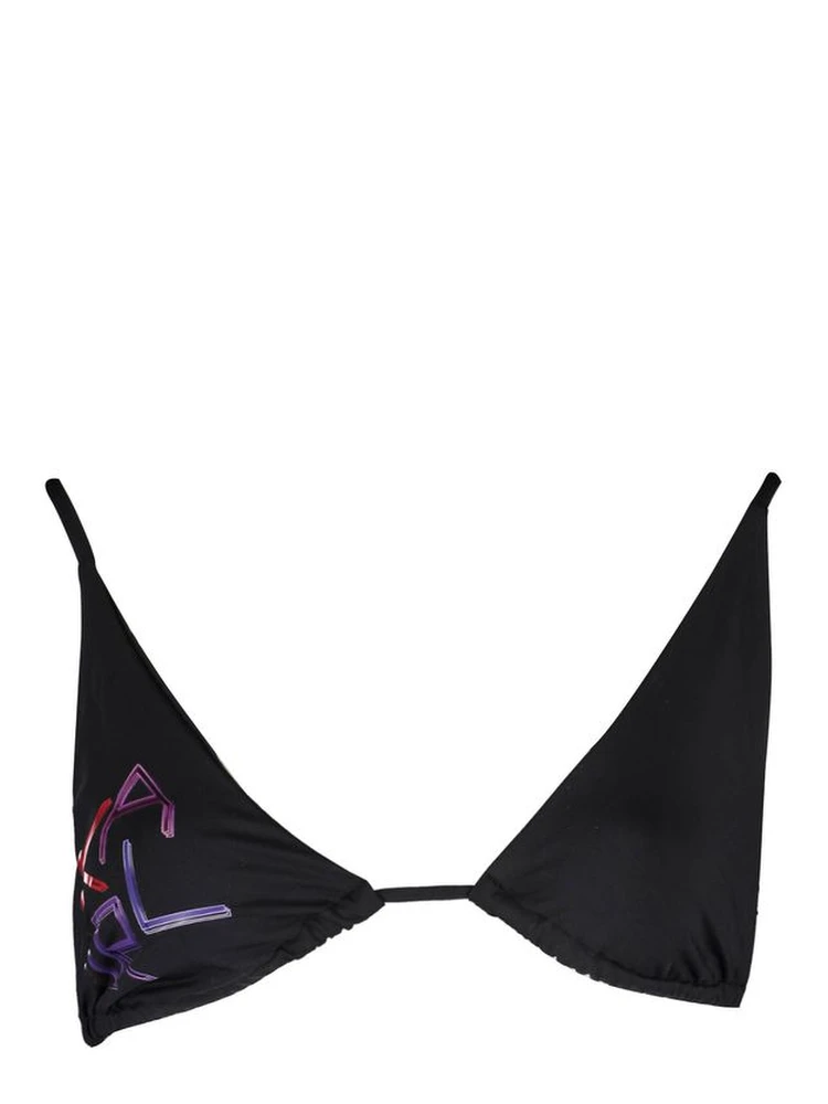 Black Elastane Swimwear