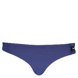 Blue Polyamide Women's Swim Brief