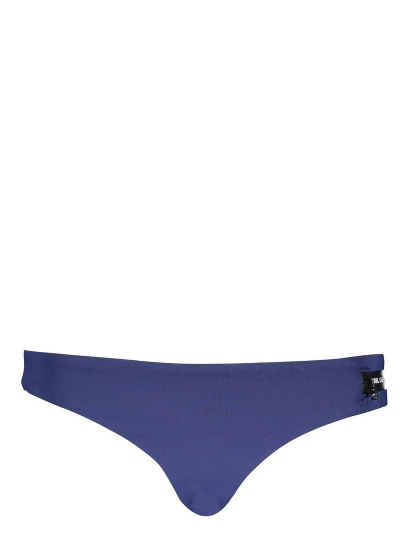 Blue Polyamide Women's Swim Brief