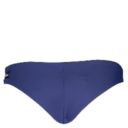 Blue Polyamide Women's Swim Brief