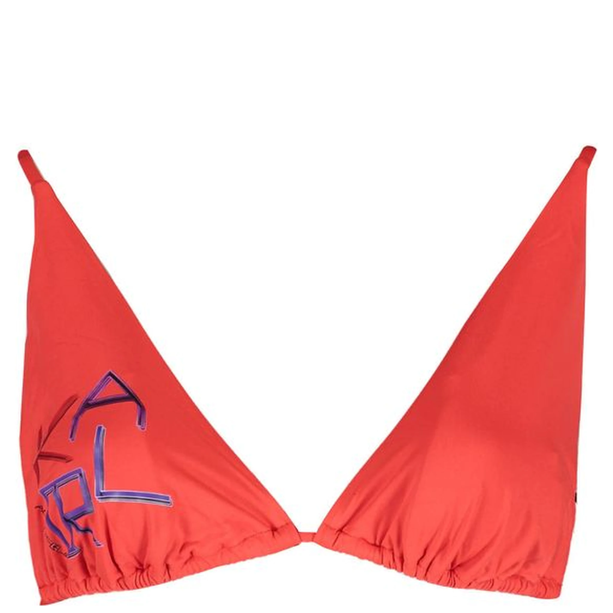 Red Elastane Swimwear