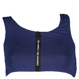 Blue Elastane Swimwear