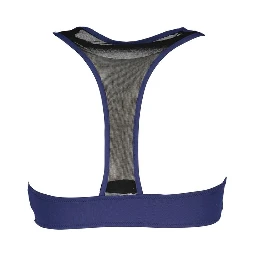 Blue Elastane Swimwear