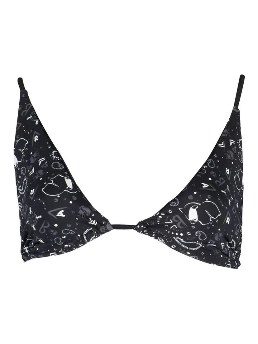 Black Elastane Swimwear