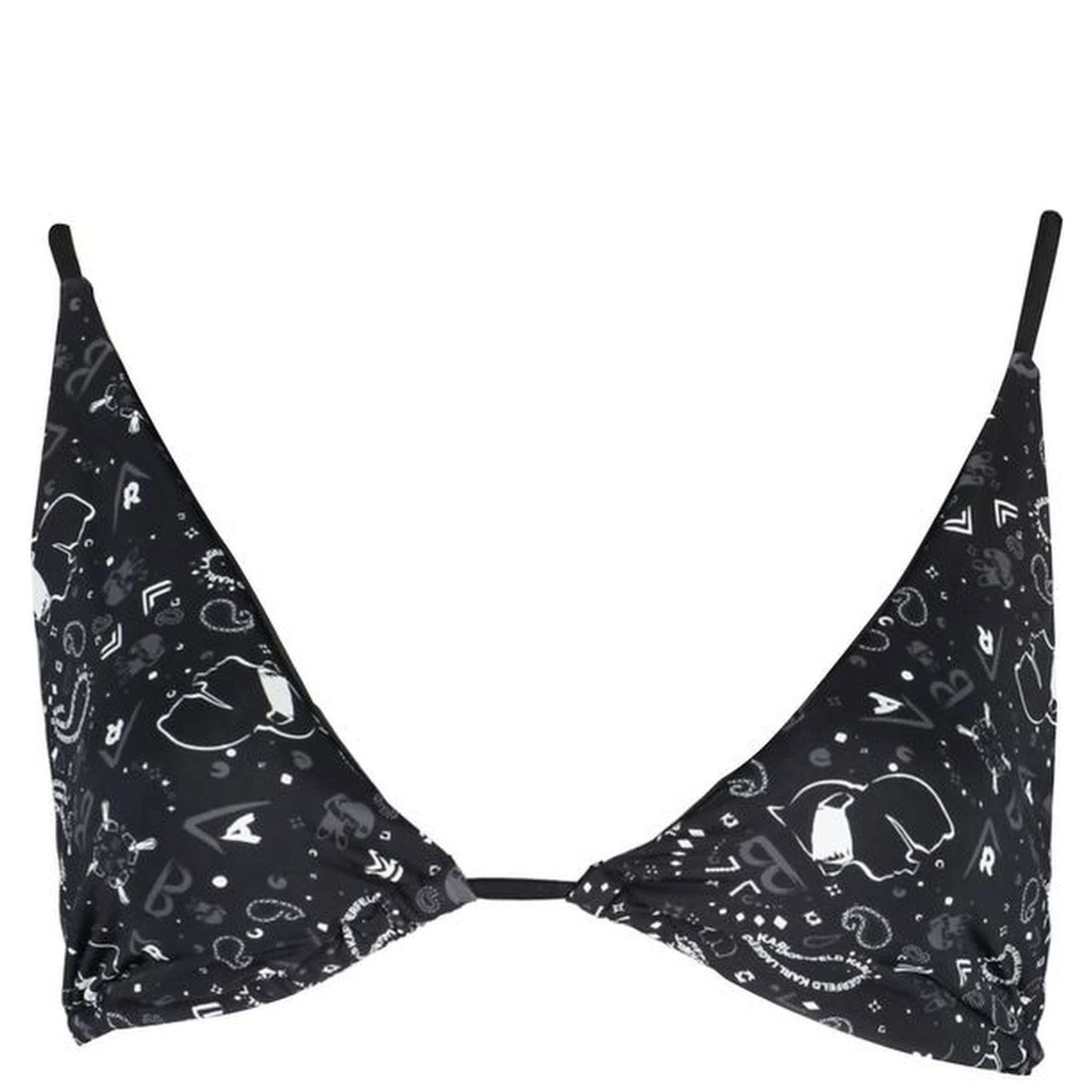 Black Elastane Swimwear