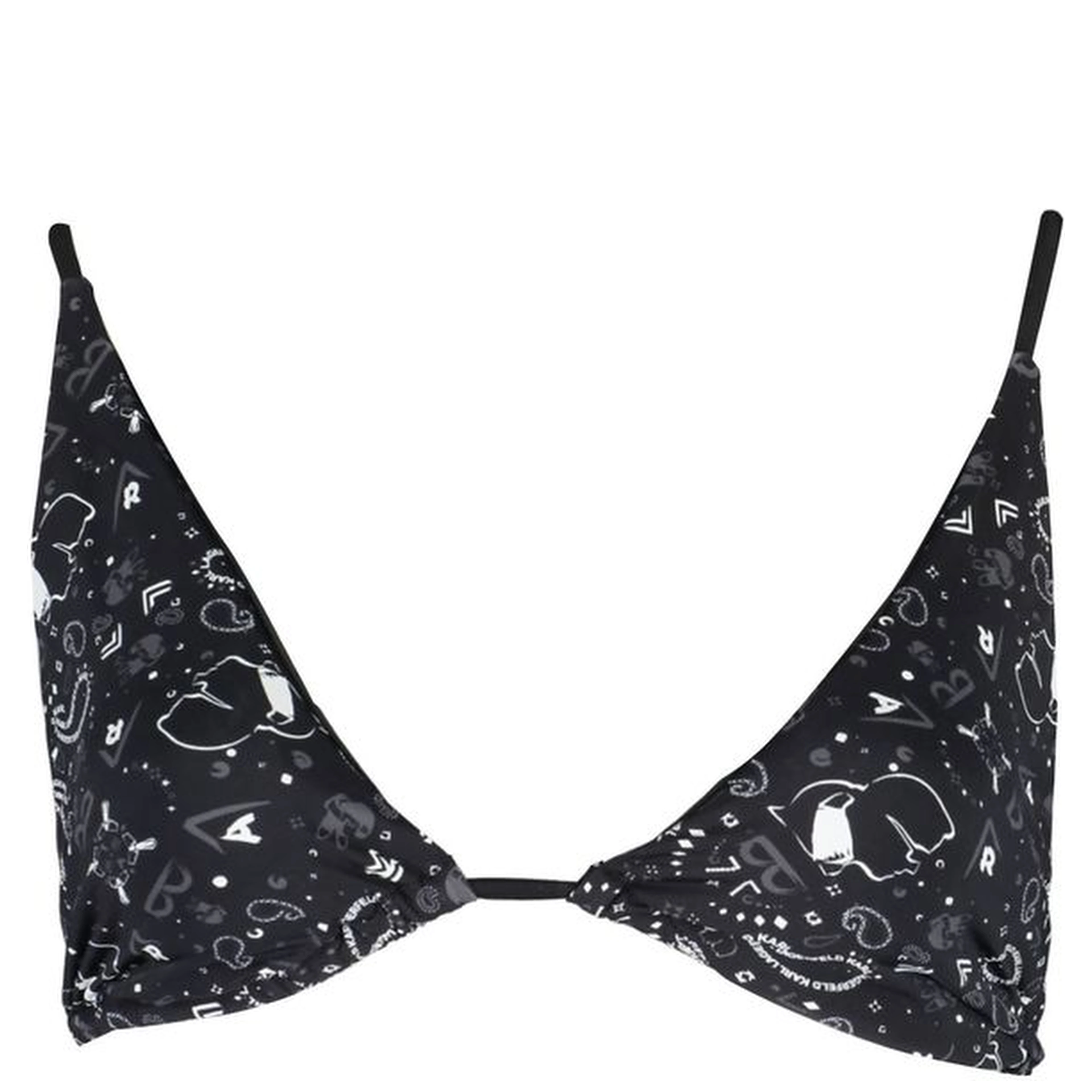 Black Elastane Swimwear