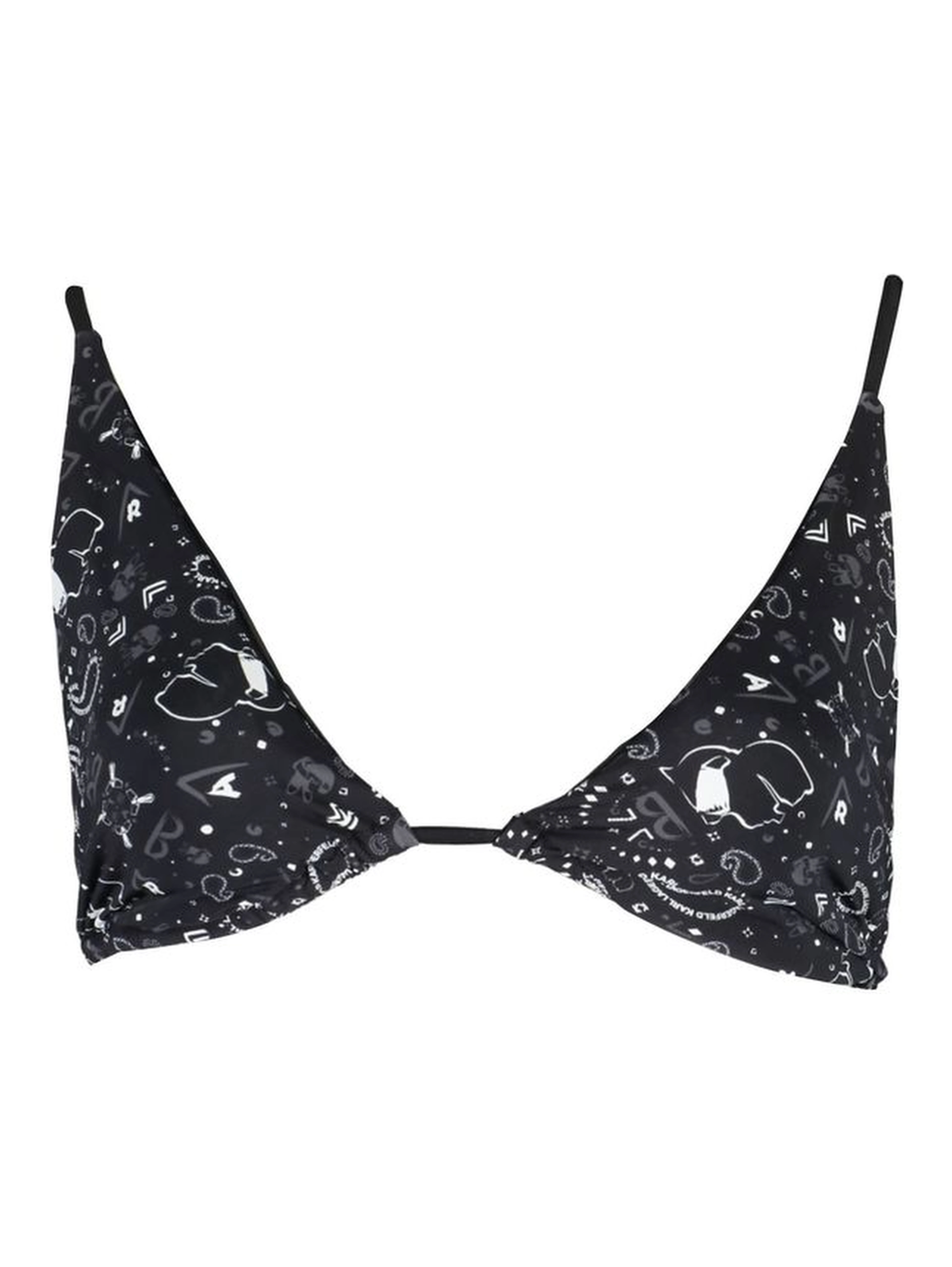 Black Elastane Swimwear
