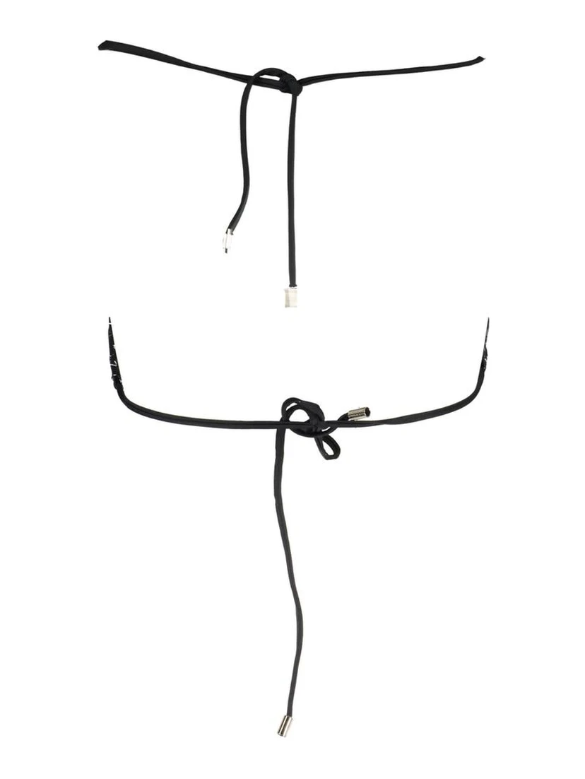 Black Elastane Swimwear