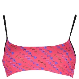 Red Elastane Swimwear