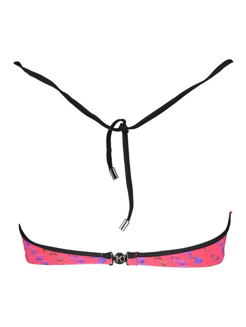 Red Elastane Swimwear