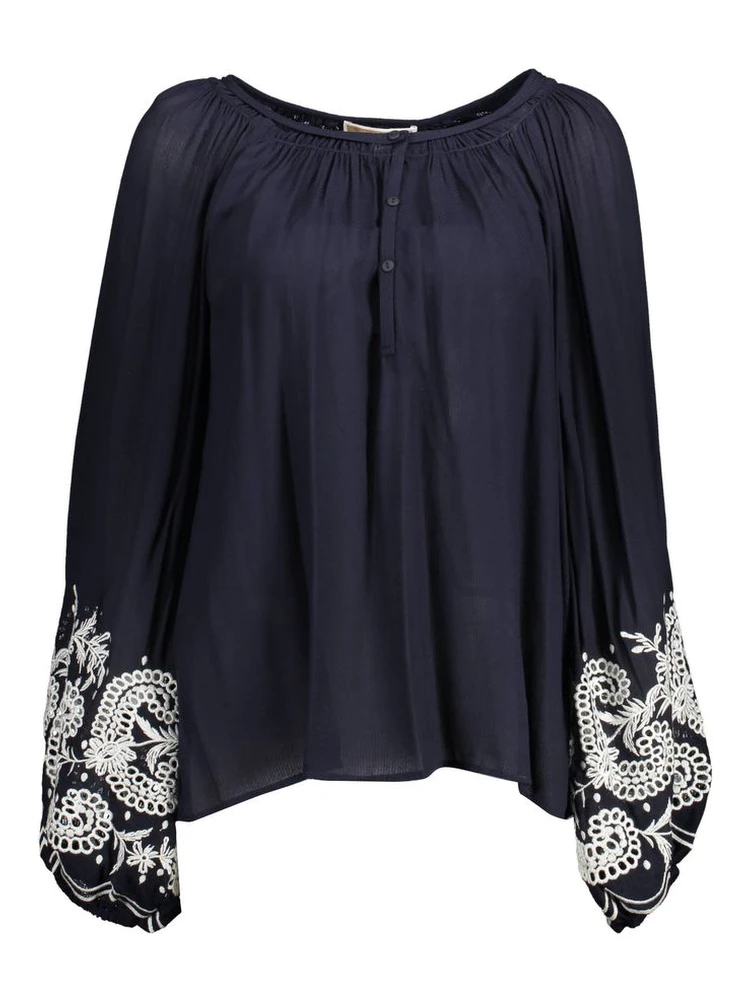 Blue Viscose Shirt