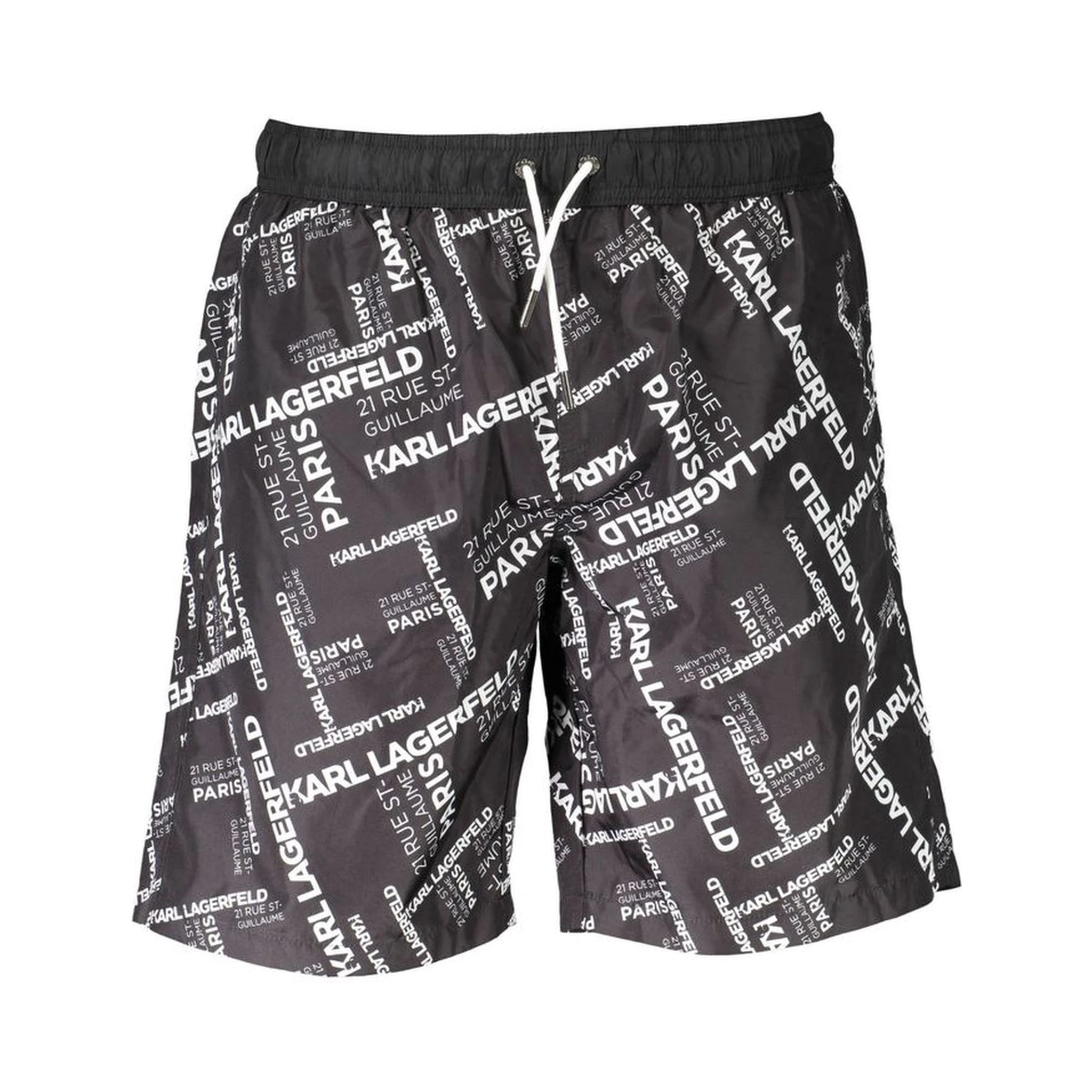 Black Polyester Swimwear