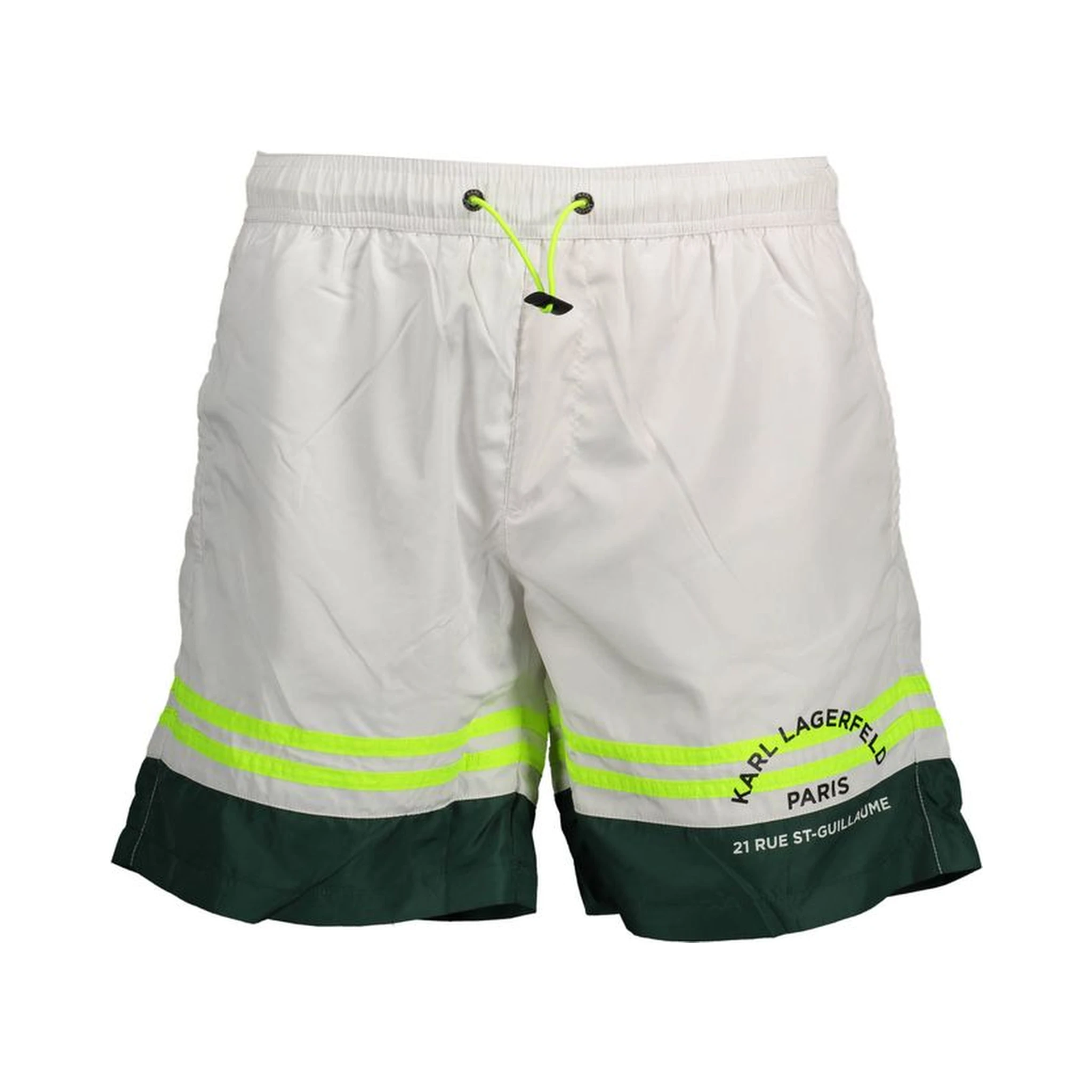 White Polyester Swimwear