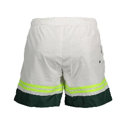 White Polyester Swimwear
