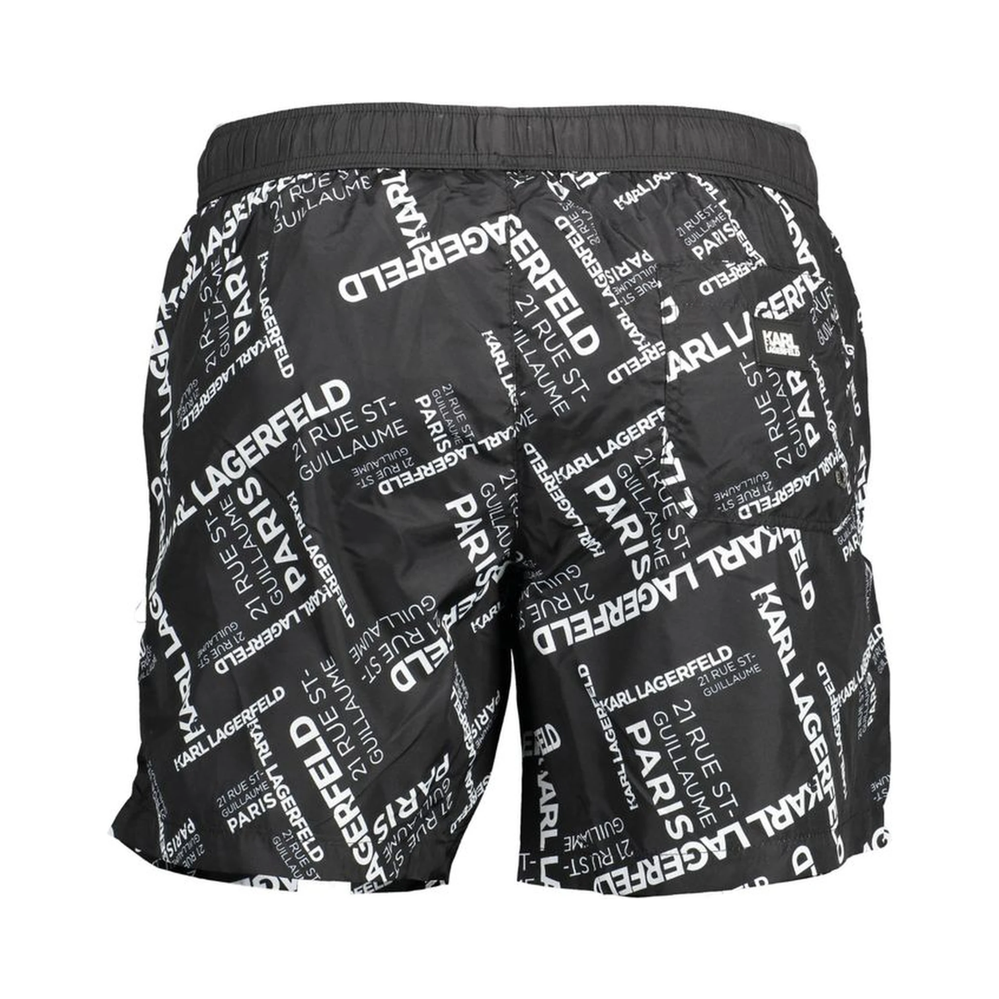 Black Polyester Swimwear