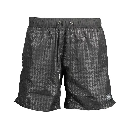 Black Polyester Swimwear