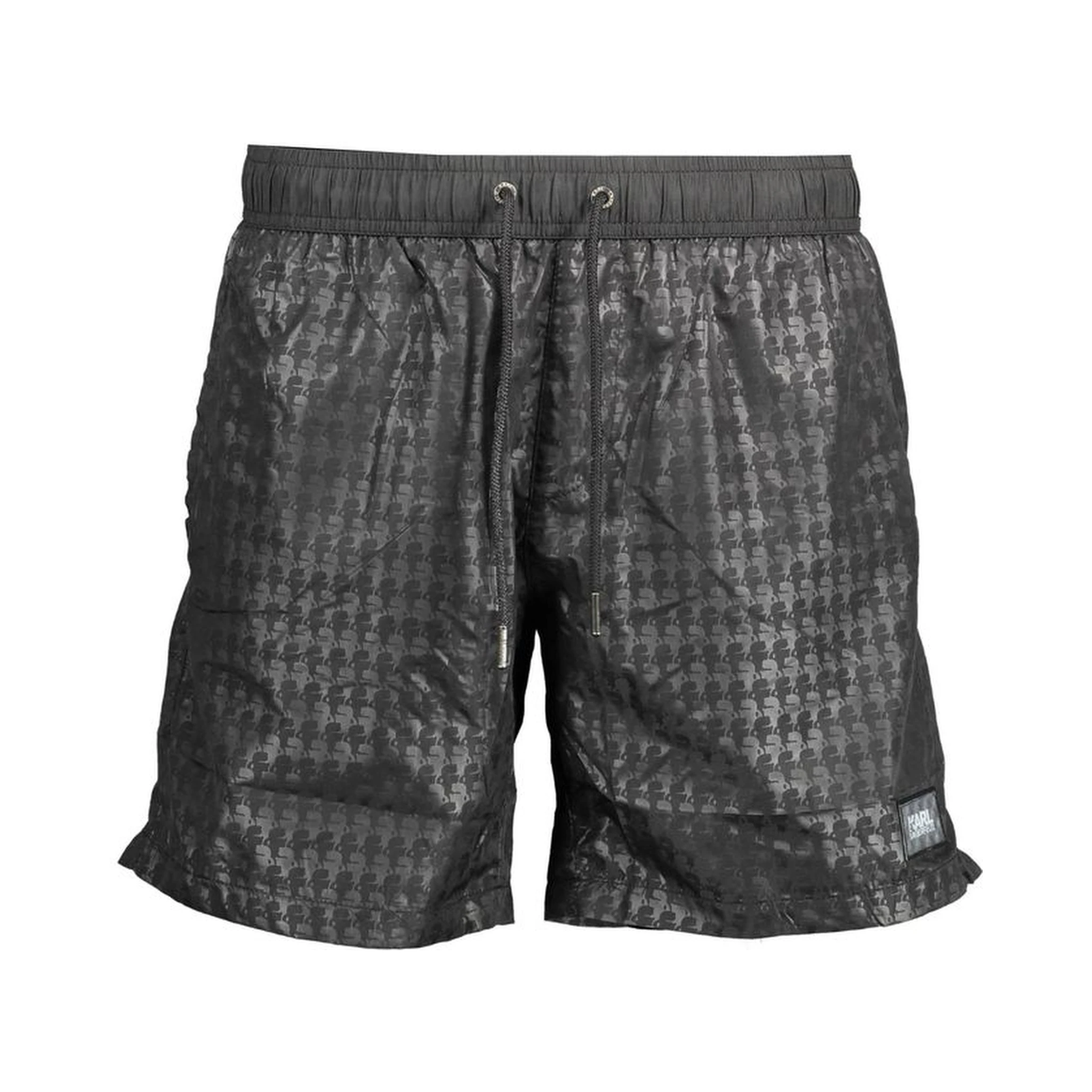 Black Polyester Swimwear