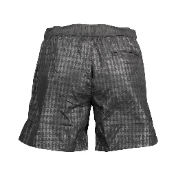 Black Polyester Swimwear