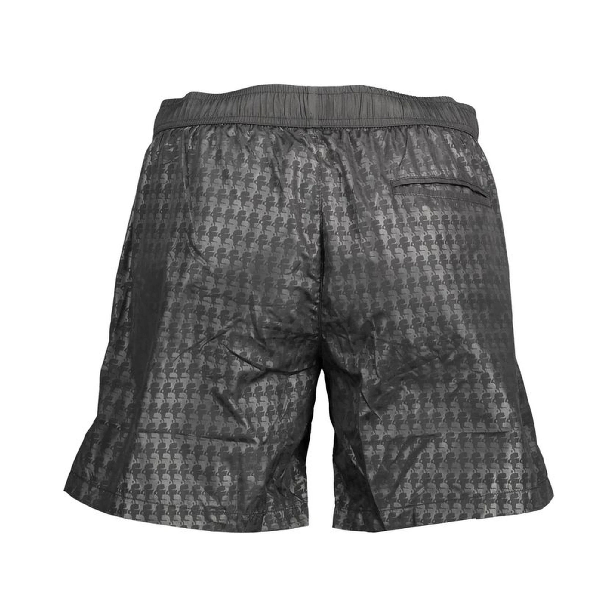 Black Polyester Swimwear