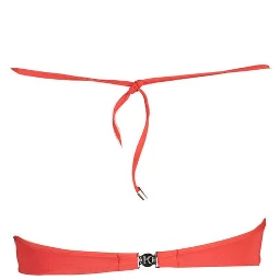 Red Elastane Swimwear