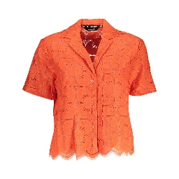 Orange Cotton Shirt