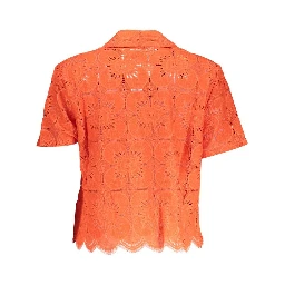Orange Cotton Shirt
