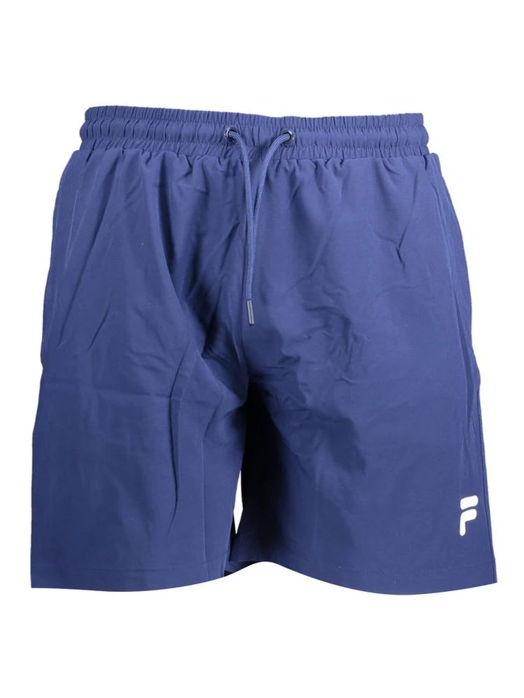 Blue Polyester Swimwear