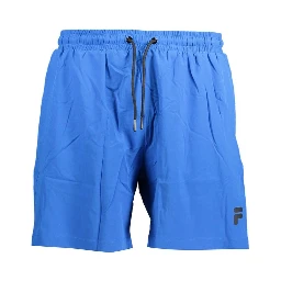 Blue Polyester Swimwear