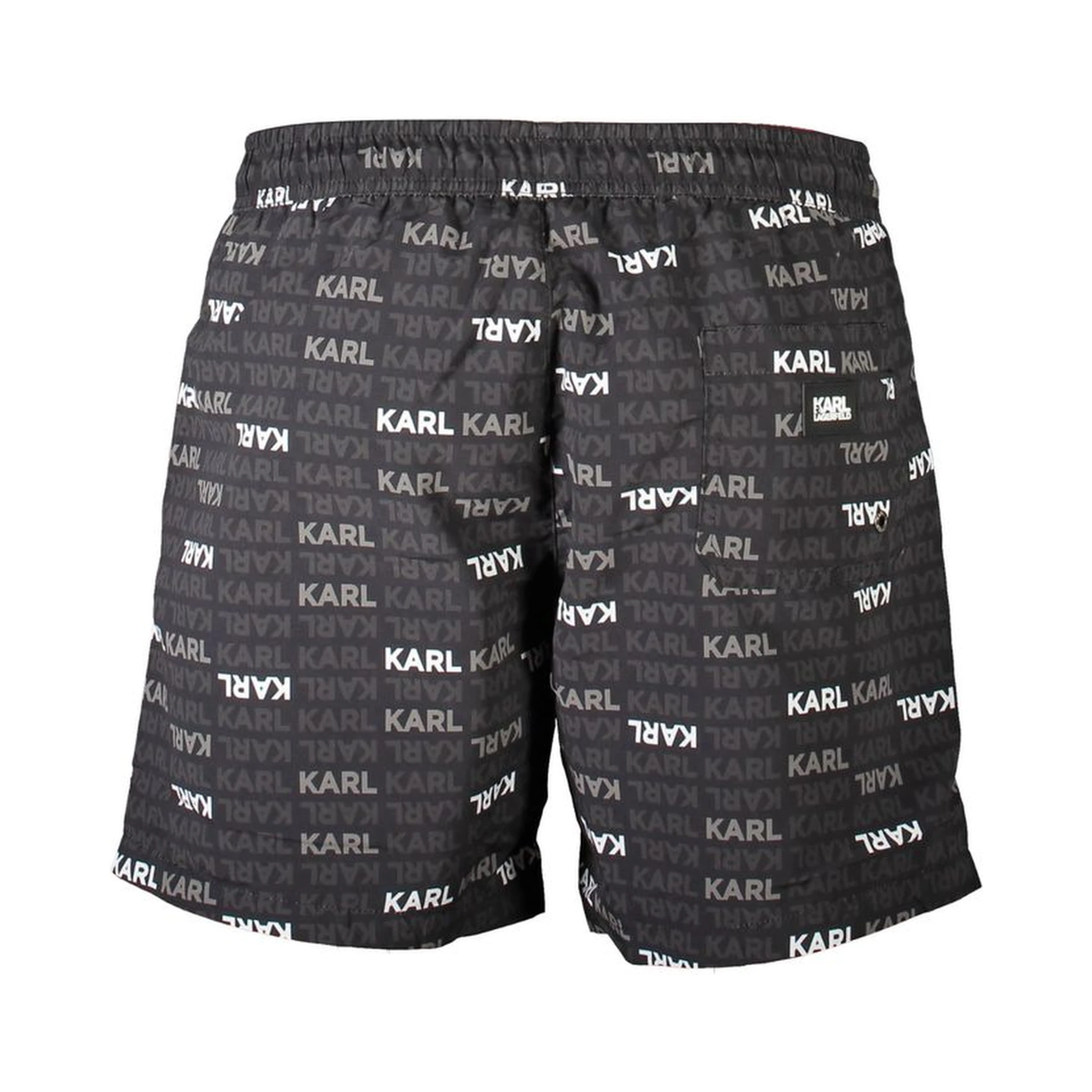 Black Polyester Swimwear