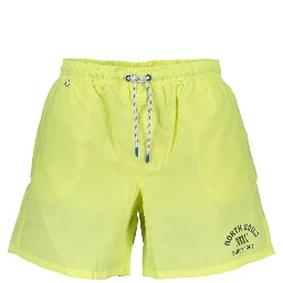 Yellow Polyester Swimwear