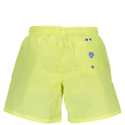 Yellow Polyester Swimwear