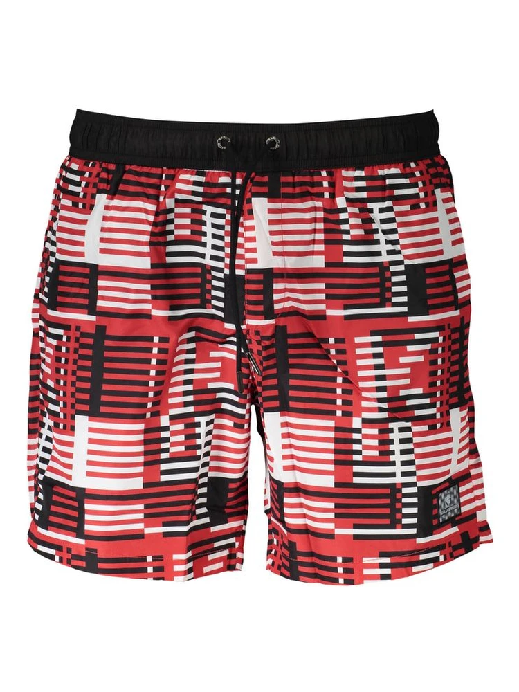 Red Polyester Swimwear