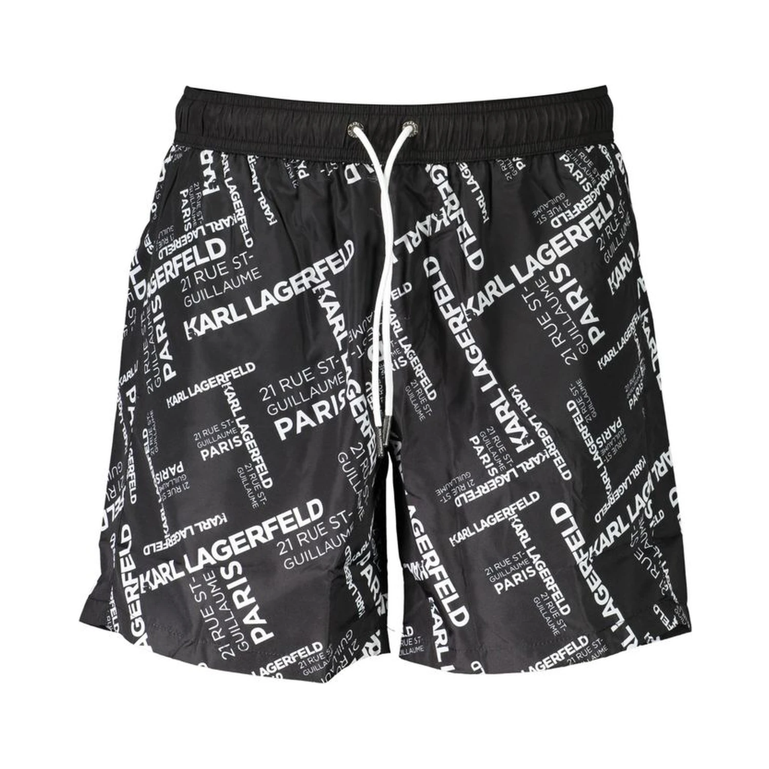 Black Polyester Swimwear