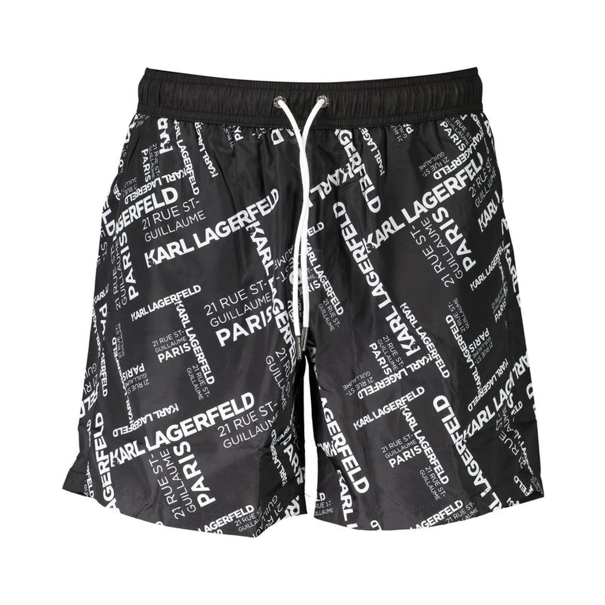 Black Polyester Swimwear