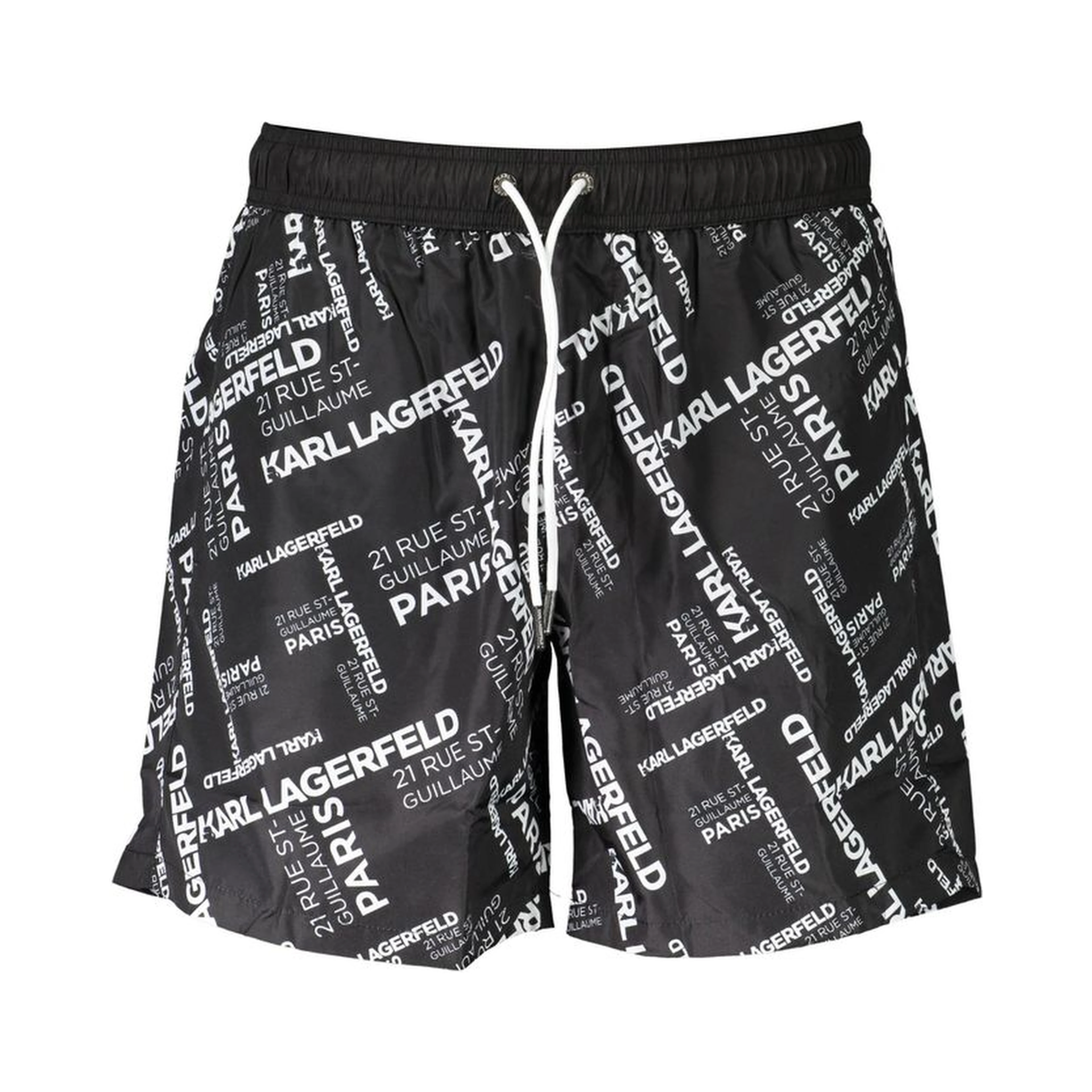 Black Polyester Swimwear