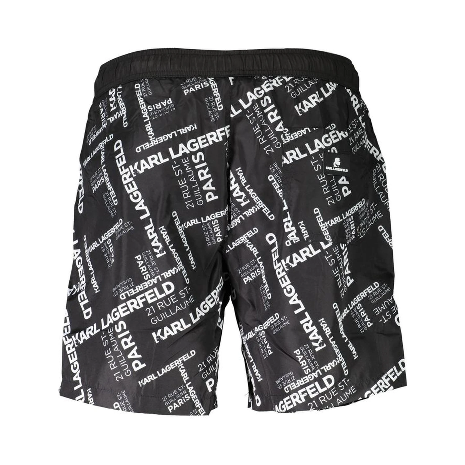 Black Polyester Swimwear