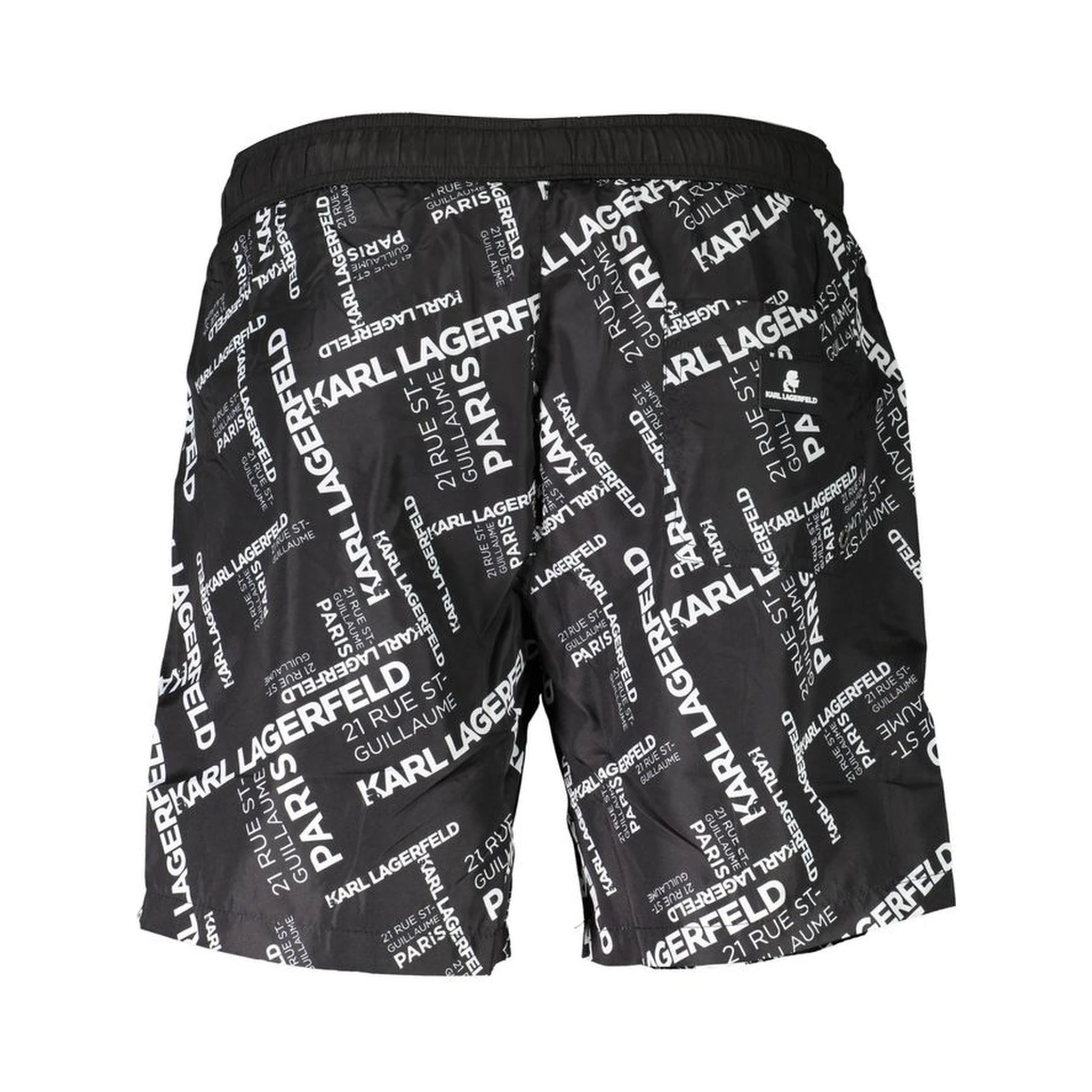 Black Polyester Swimwear